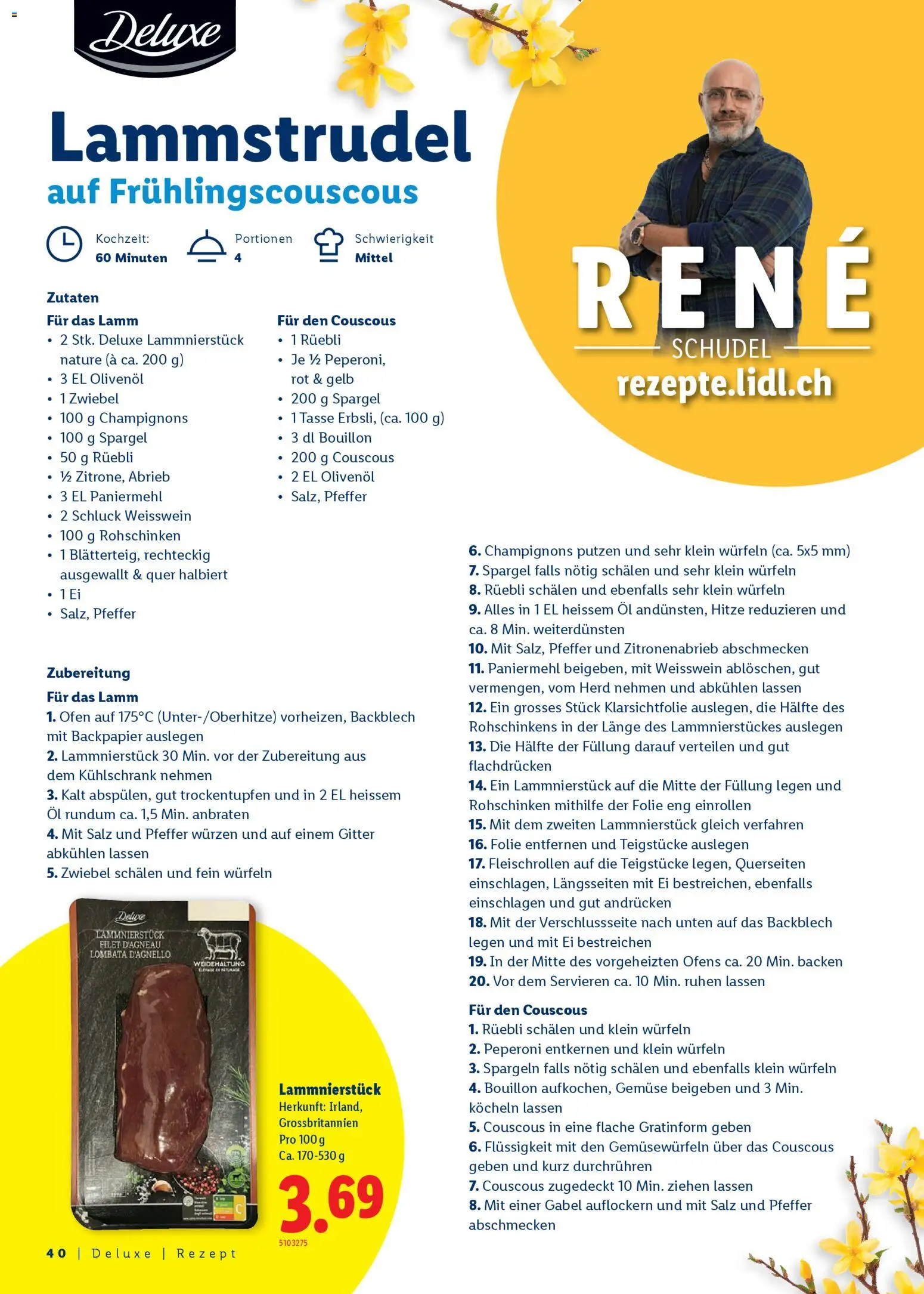 Lidl Aktionen Ostern – gültig ab 26.02.2026 | Seite: 40 | Produkte: Gitter, Weißwein, Pfeffer, Salz