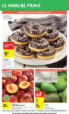 Carrefour Market - Prévisualisation de Carrefour Market Les cocktails valide à partir de 28/07/2026 | Page: 5 | Produits: Avocat, Nectarine, Chocolat