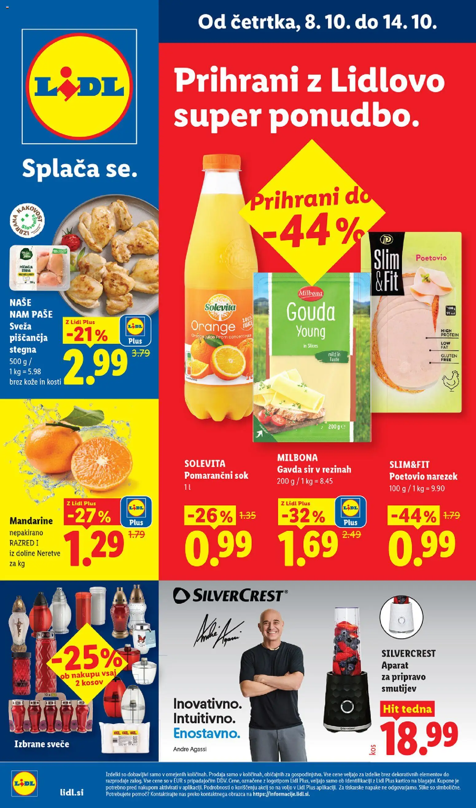 Lidl veljaven od Četrtek, 8 Oktober