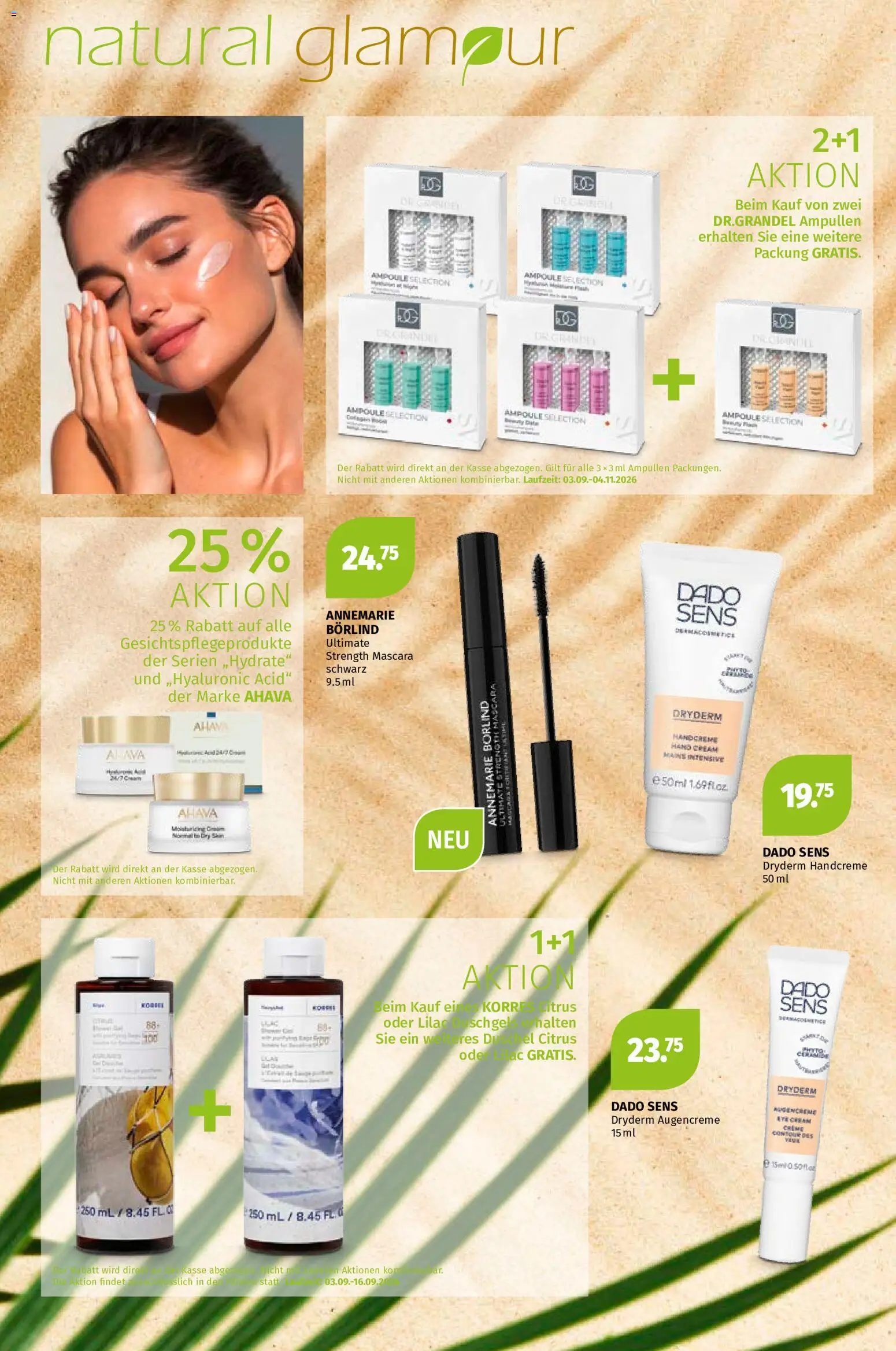 Müller aktionen Beauty-Highlights – gültig ab 03.09.2026 | Seite: 4 | Produkte: Handcreme, Mascara