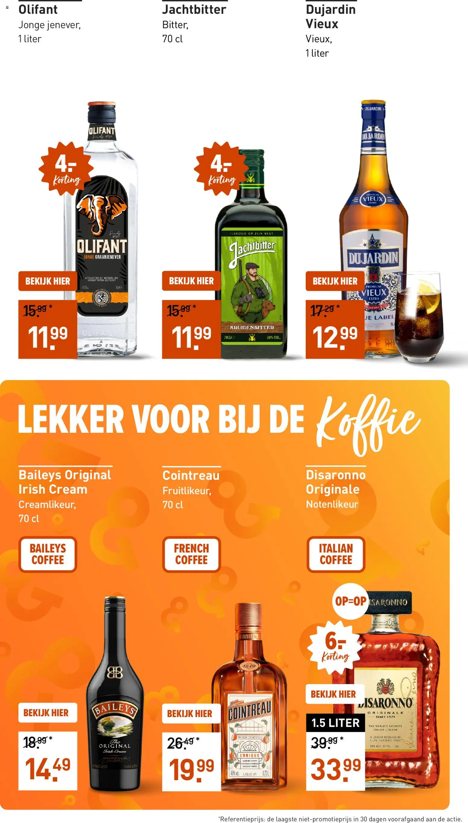 {H1} | Pagina: 13 | Producten: Koffie, Notenlikeur, Baileys