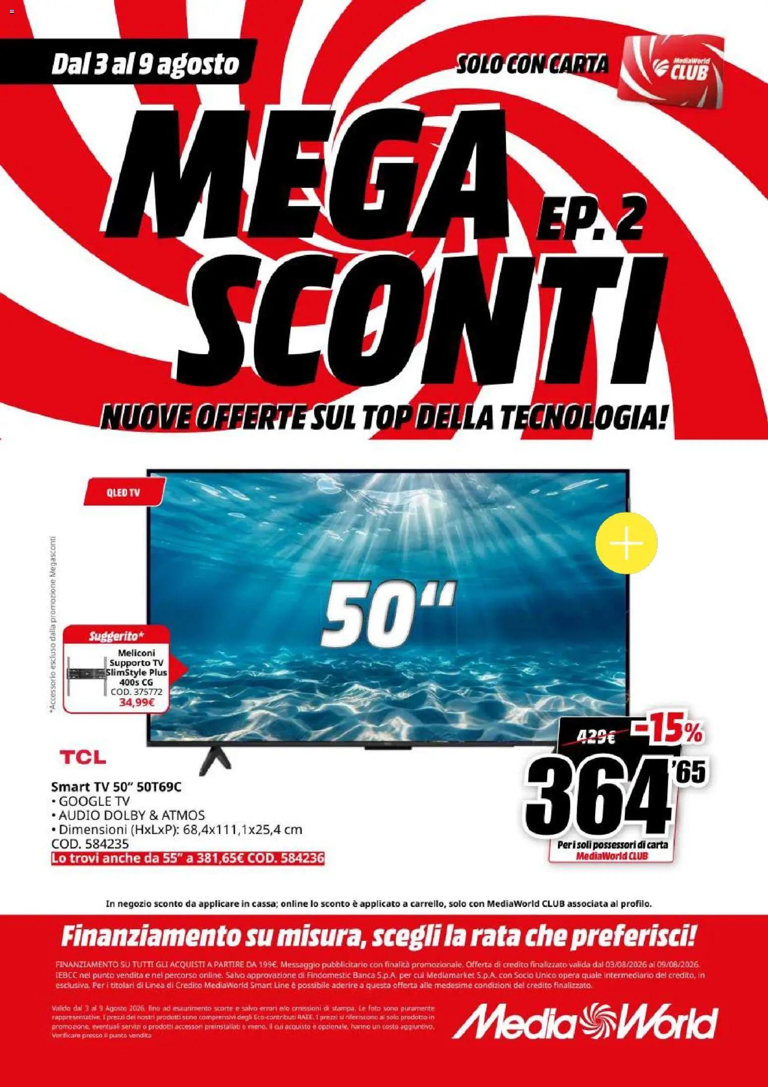 Volantino Media World del 03/08/2026 | Pagina: 32