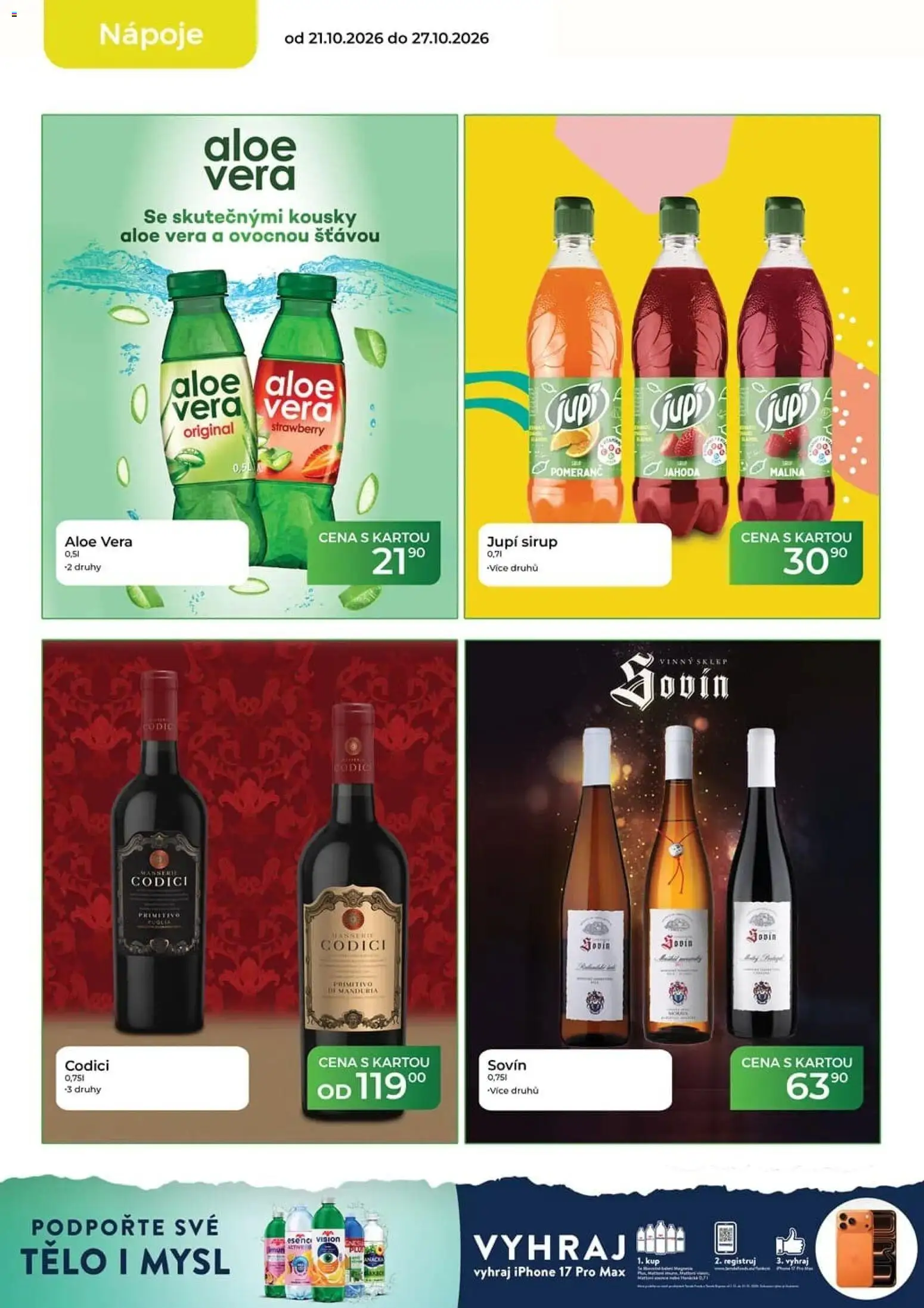 Tamda Foods leták od 21.10.2026 | Strana: 12 | Produkty: Nápoje, Jupí, Sirup, Aloe vera
