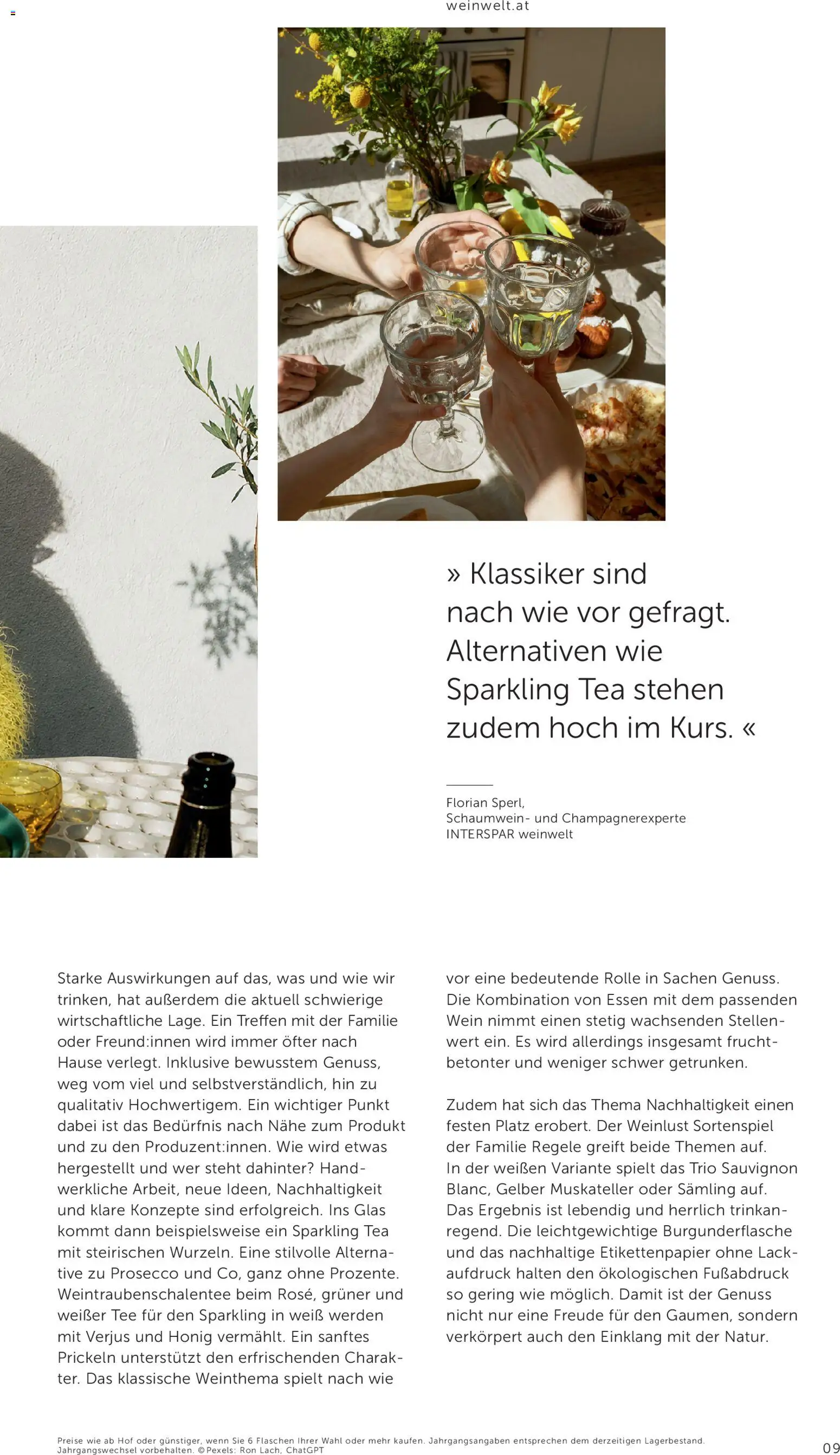 Interspar - NewDrinkingCulture-SF gültig ab 06.08.2026 | Seite: 9 | Produkte: Wein, Tee