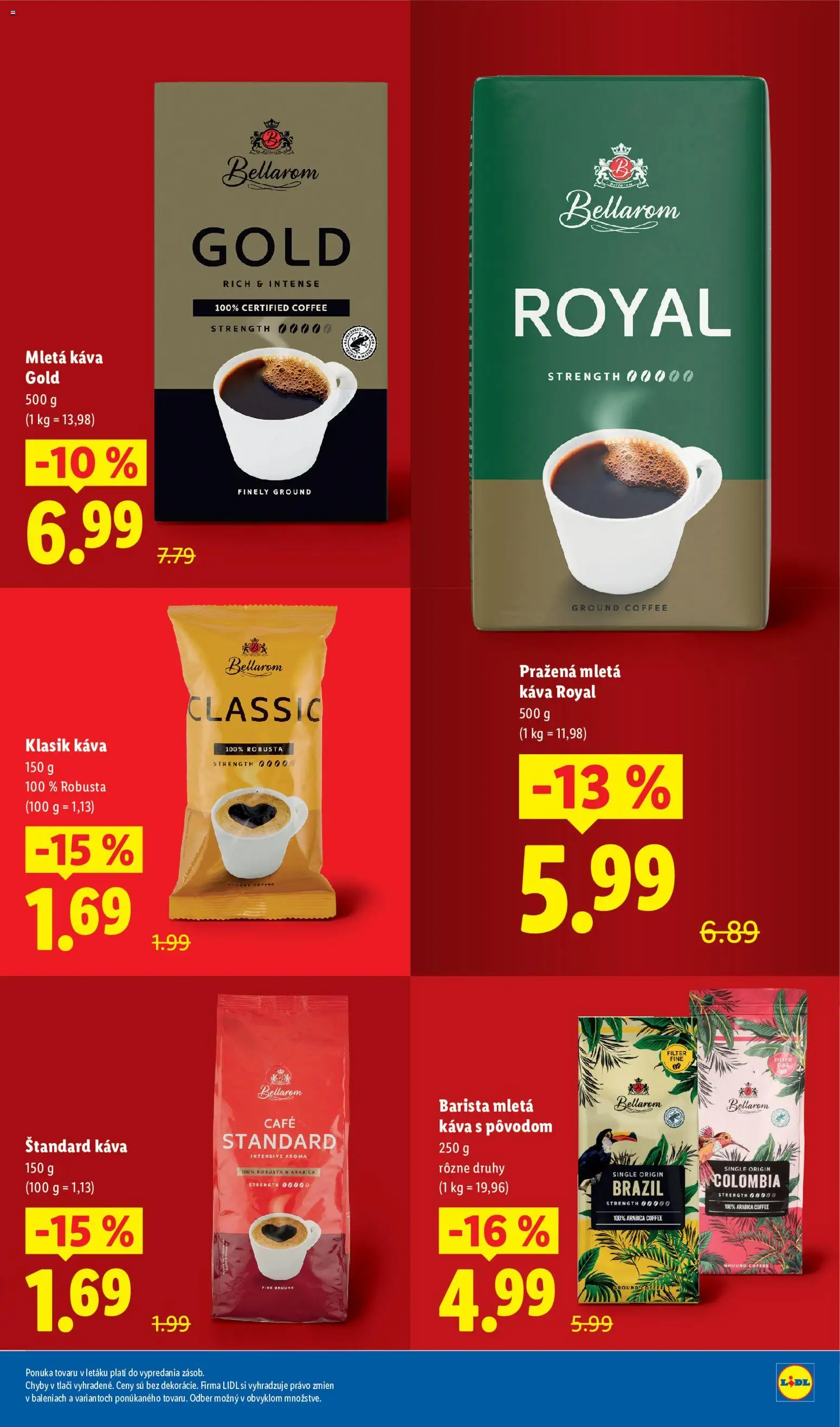 Nové Lidl akcie – leták je platný od 01.06.2026 | Strana: 7 | Produkty: Káva, Barista