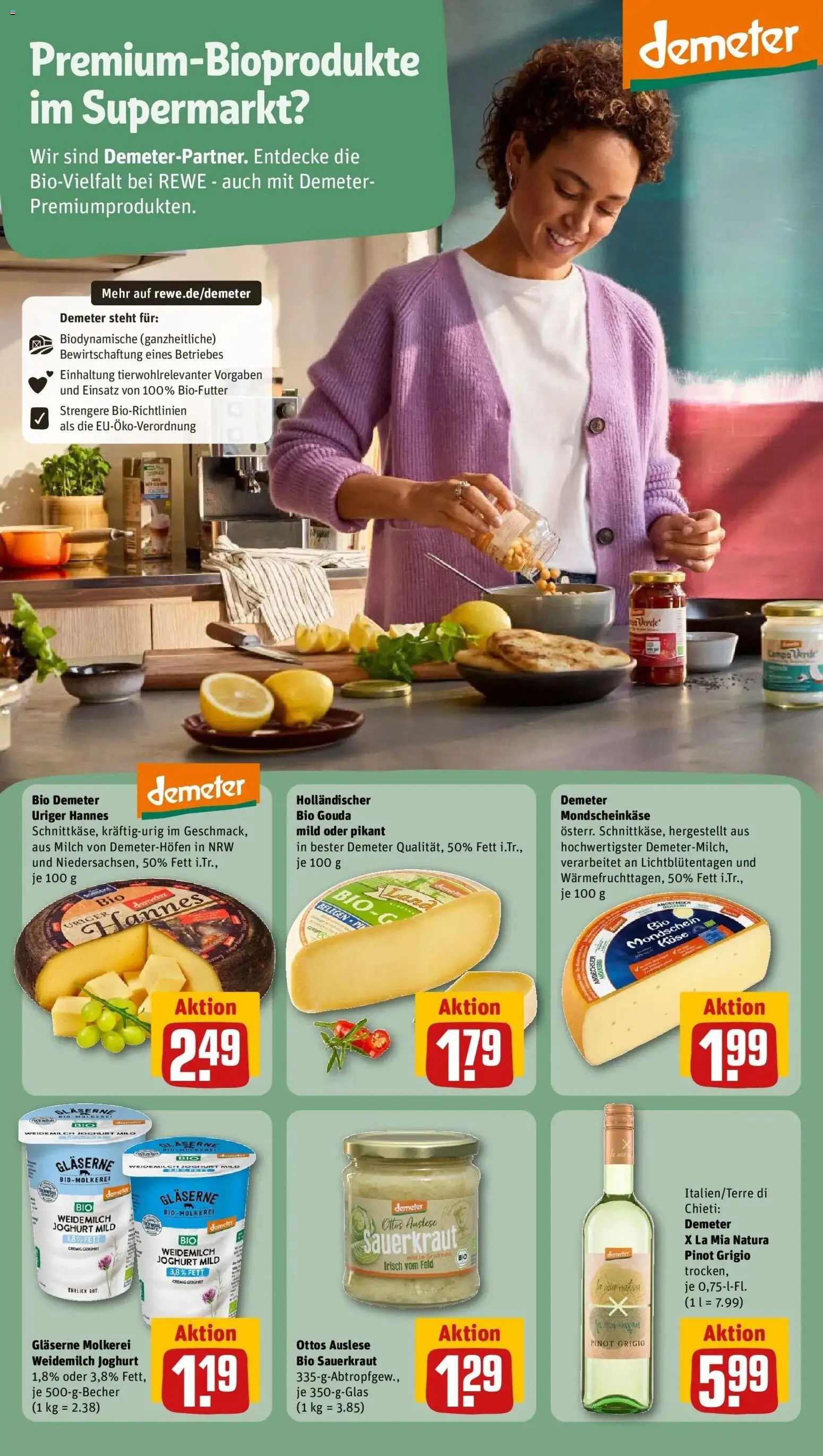 REWE Prospekt ab 10.08.2026 zum Blättern » Angebote | Seite: 27 | Produkte: Milch, Käse, Joghurt, Gouda