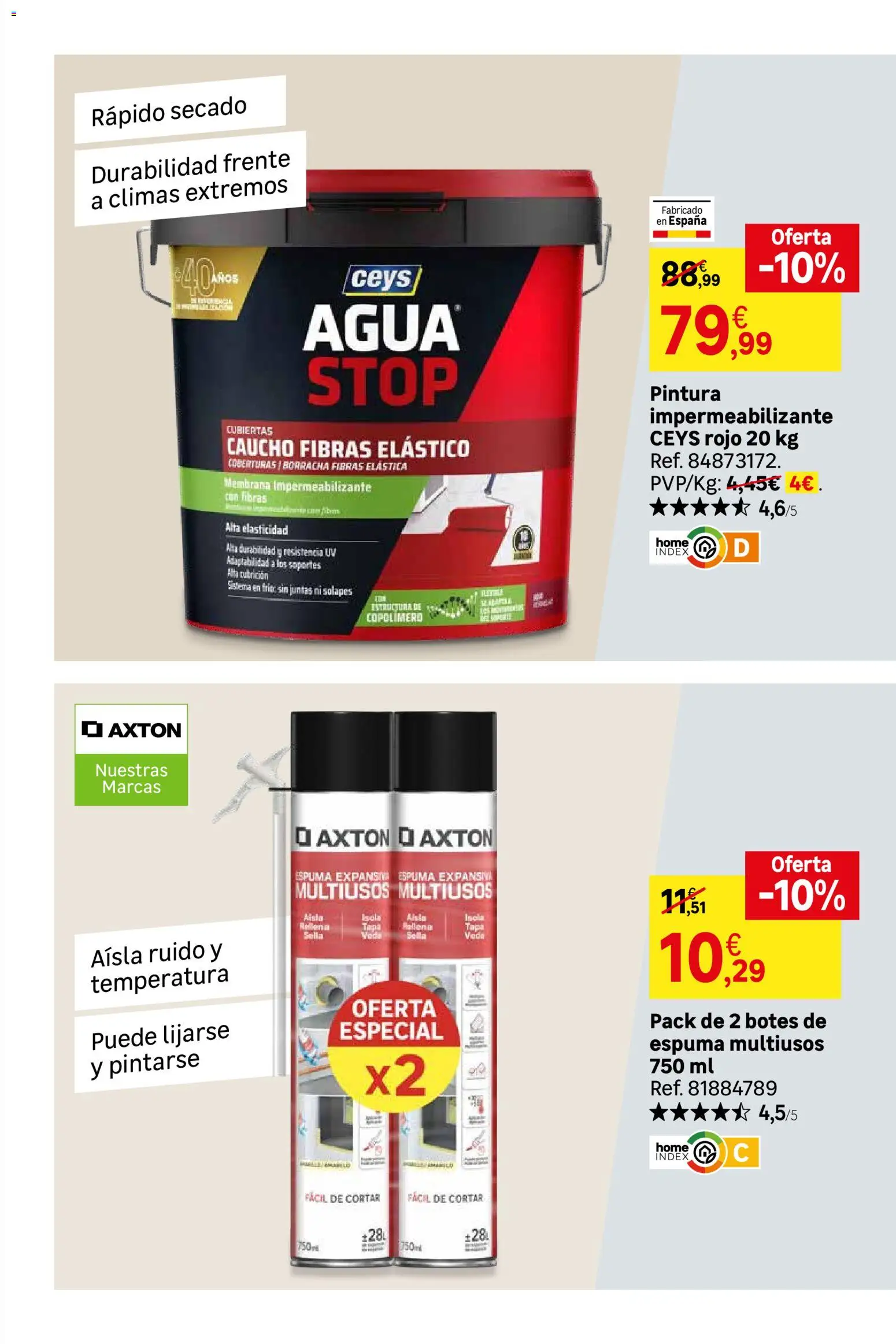 Leroy Merlin catálogo │ válido desde el 25/08/2026 | Página: 80 | Productos: Espuma
