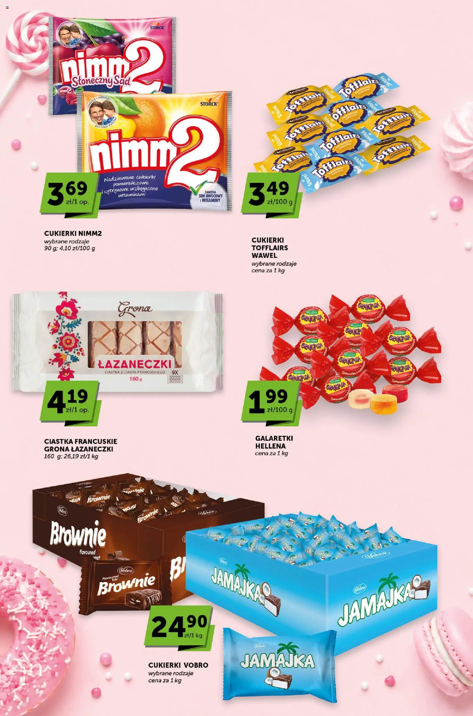 Euro Sklep gazetka - Sprawdź, co więcej od 06.08.2026 | Strona: 6 | Produkty: Galaretki, Sok, Brownie, Ciastka