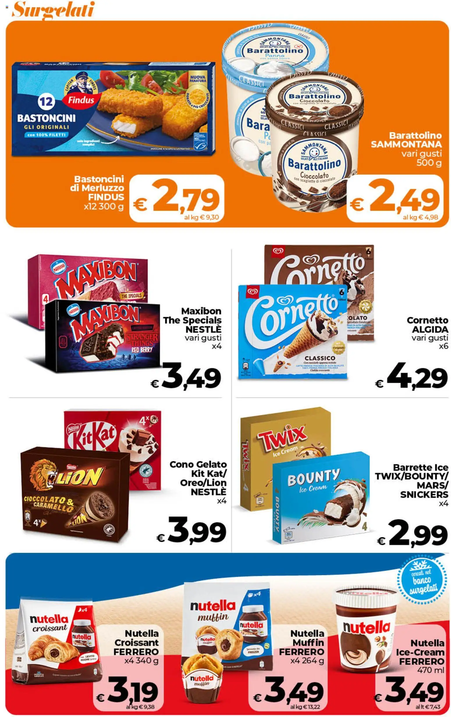 Volantino Ipercoop del 18.06.2026 | Pagina: 32 | Prodotti: Panna, Latte, Freezer, Nutella