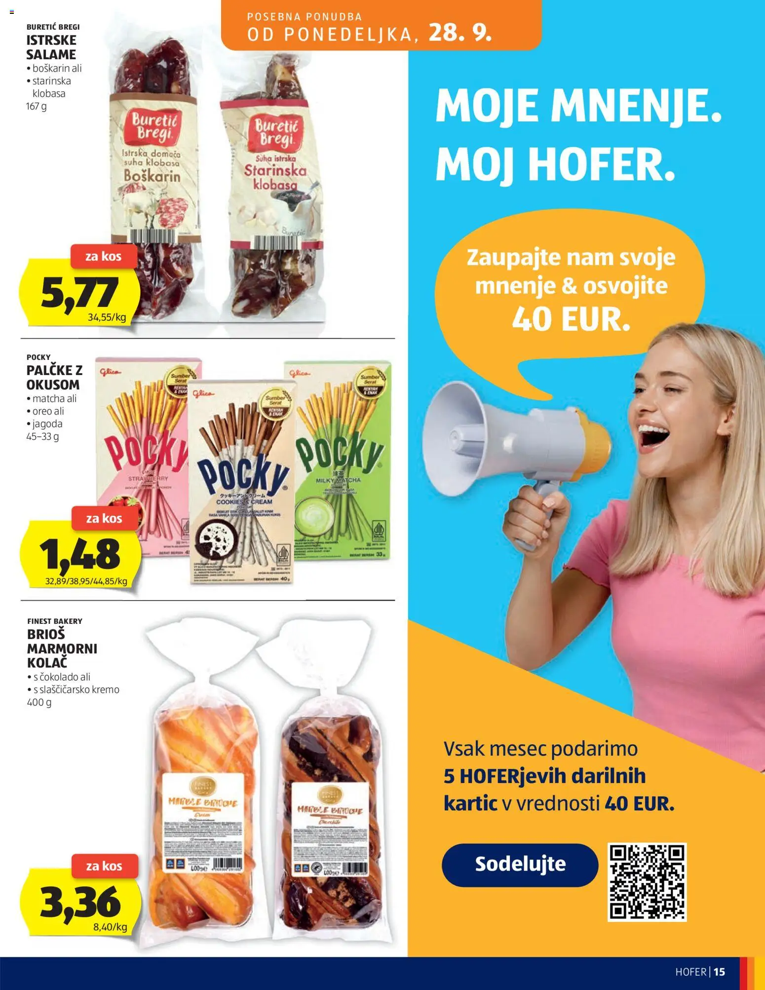 Novi Hofer katalog ponudbe – veljaven od 23.09.2026 | Stran: 15
