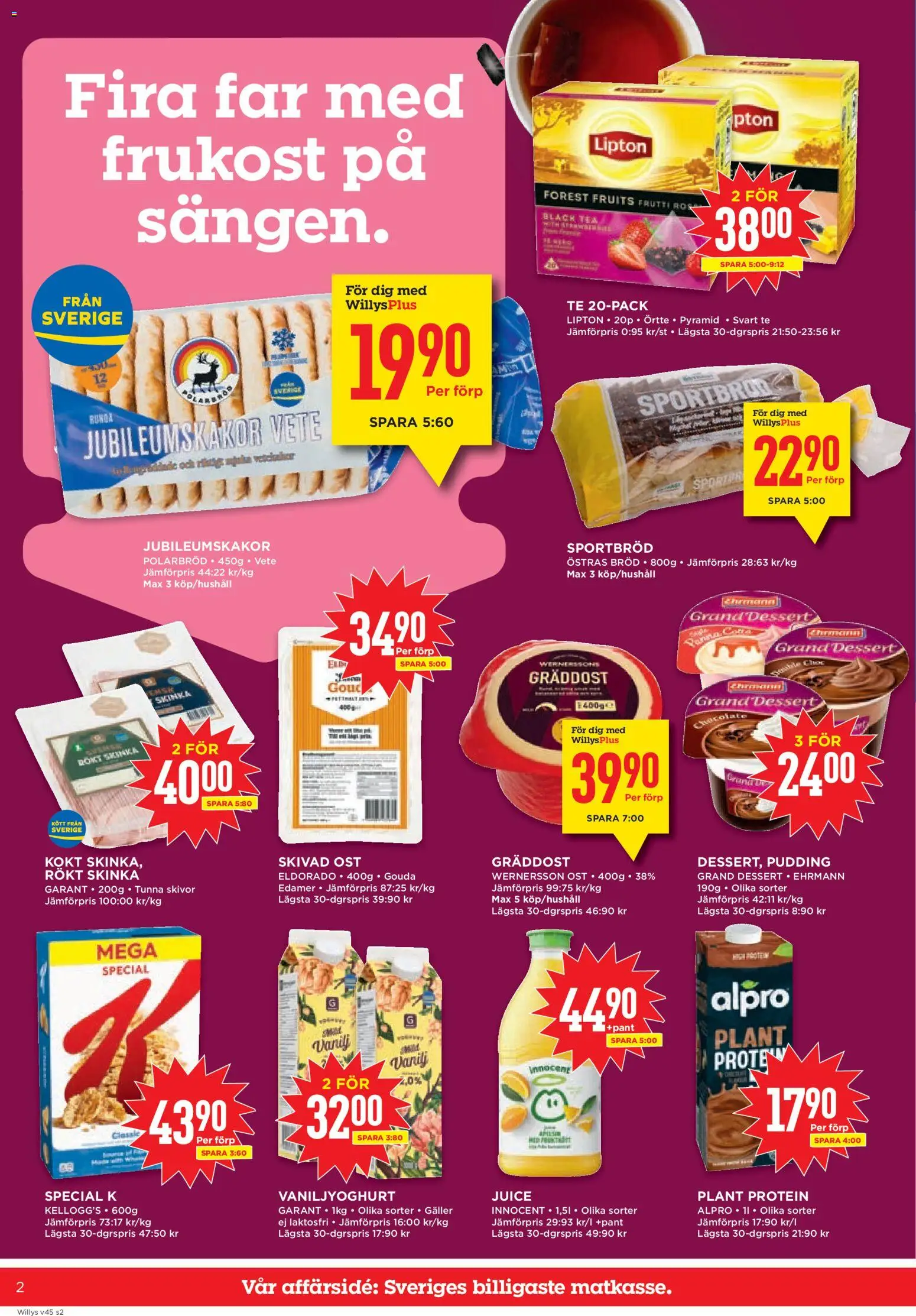Willys reklamblad aktuell från 02/11/2026 | Sida: 2