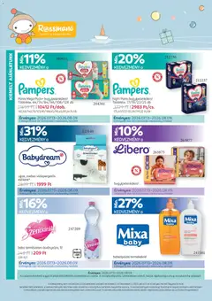 Rossmann Babaprogram - amely érvényes a következő dátumtól: 2026.07.13. | Oldal: 5 | Termékek: Pampers, Body