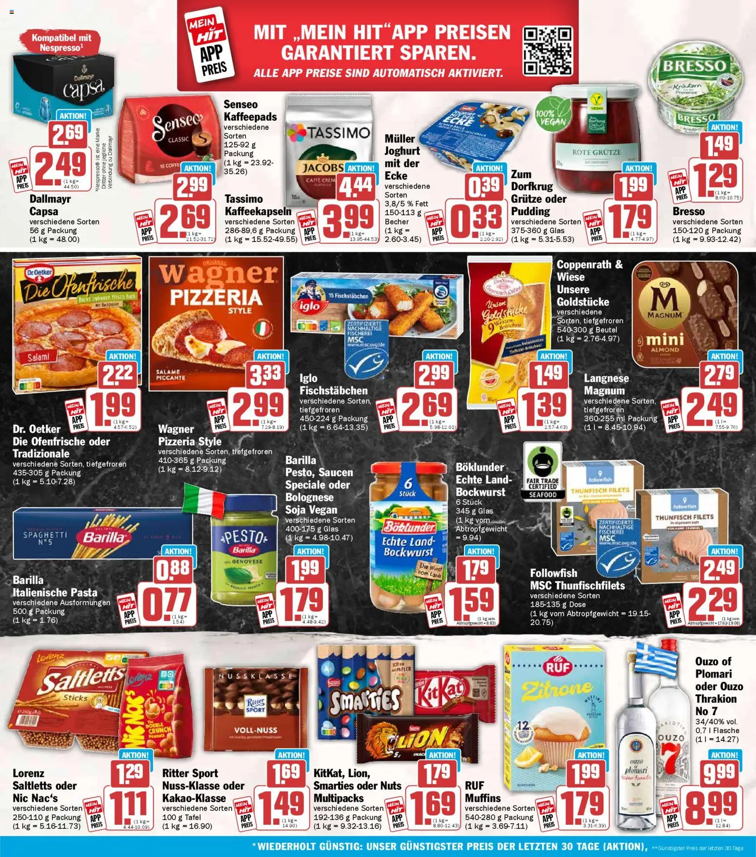 HIT Prospekt 	 – gültig ab 09.03.2026 | Seite: 18 | Produkte: Bockwurst, Zitrone, Pasta, Wein