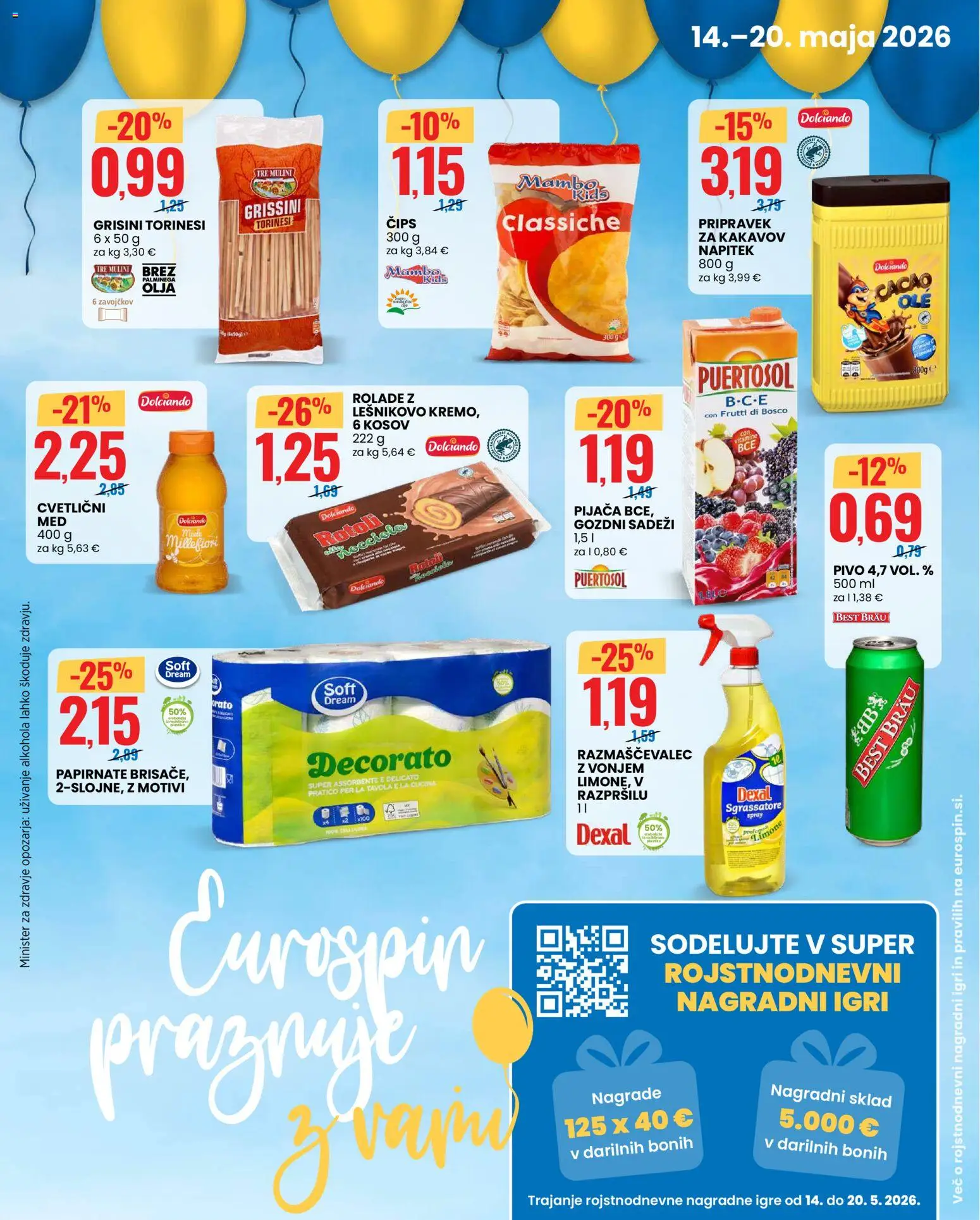 Novi Eurospin katalog ponudbe – veljaven od 14.05.2026 | Stran: 3