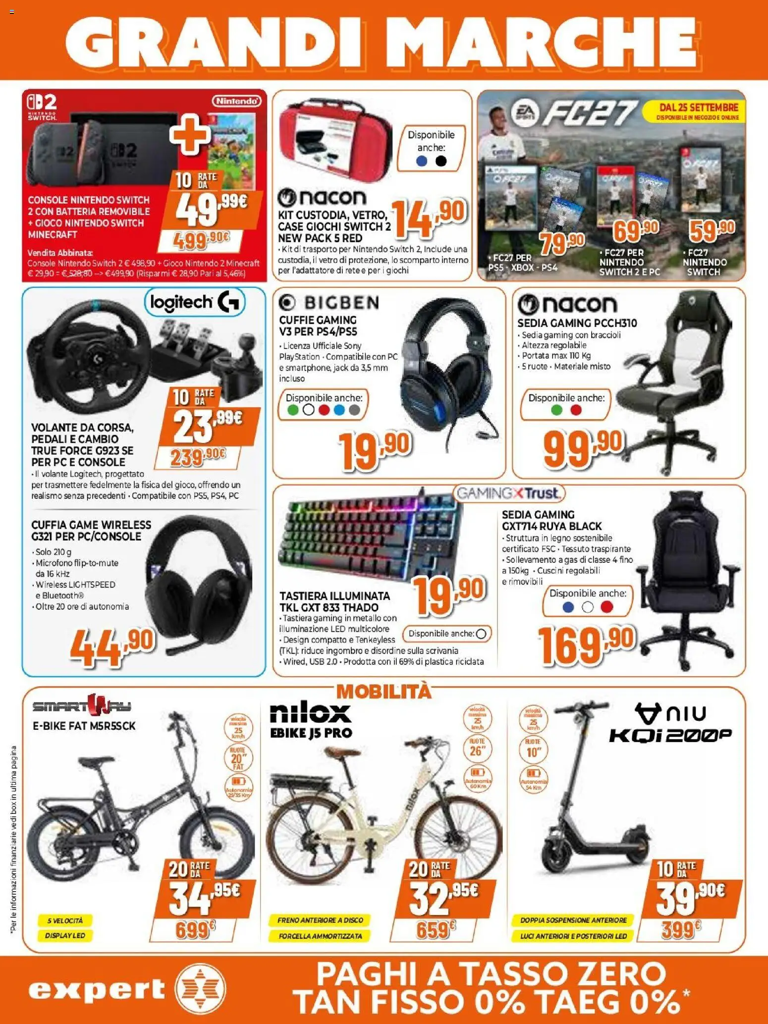 Volantino Iperal del 24/09/2026 | Pagina: 24 | Prodotti: Braccioli, Tastiera, Xbox, Disco
