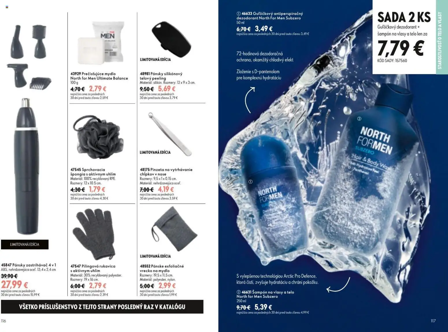Nové Oriflame akcie – leták je platný od 09.09.2026 | Strana: 59 | Produkty: Šampón, Peeling, Mydlo, Dezodorant