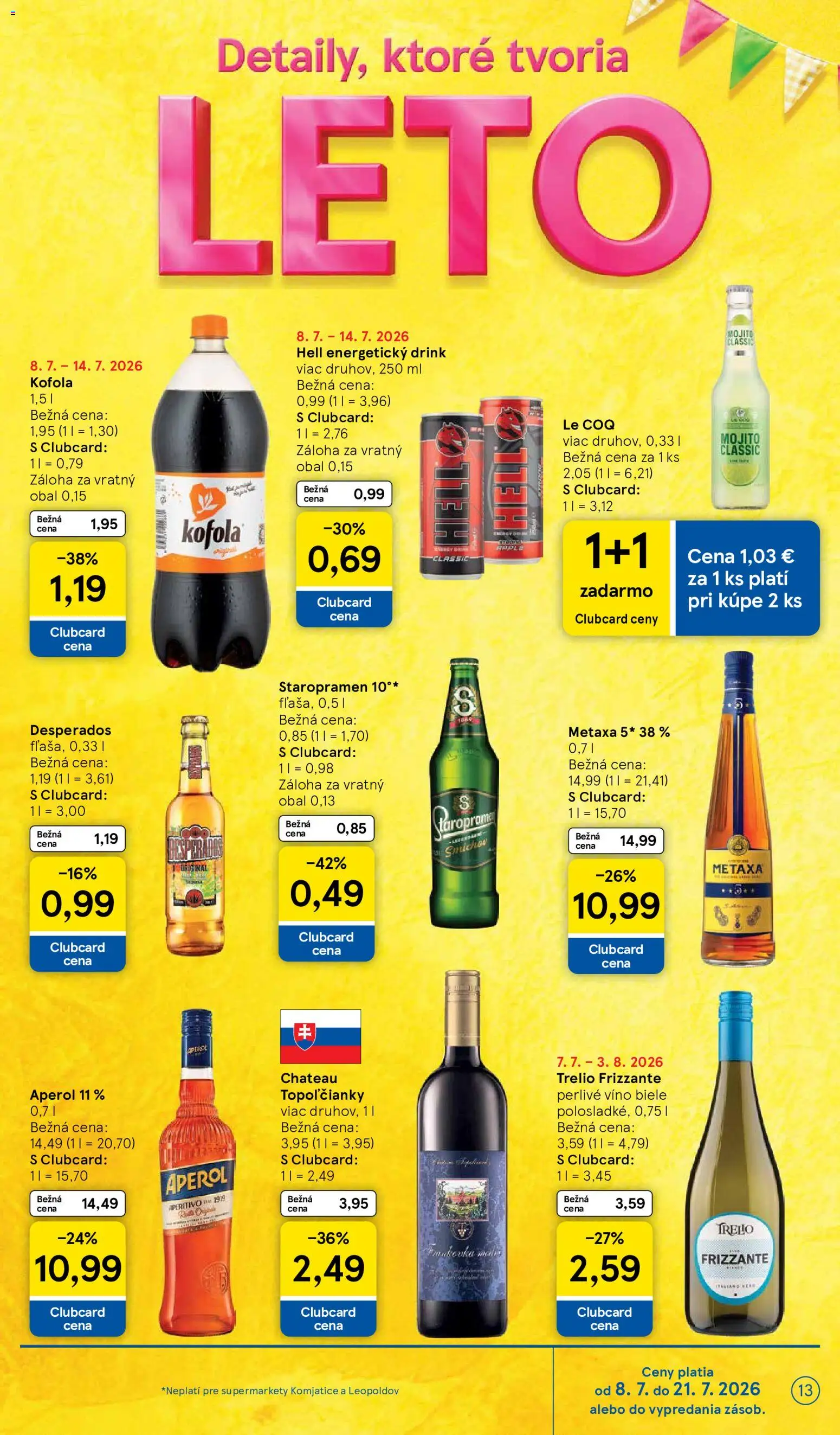 Nové Tesco akcie – leták je platný od 08.07.2026 | Strana: 13