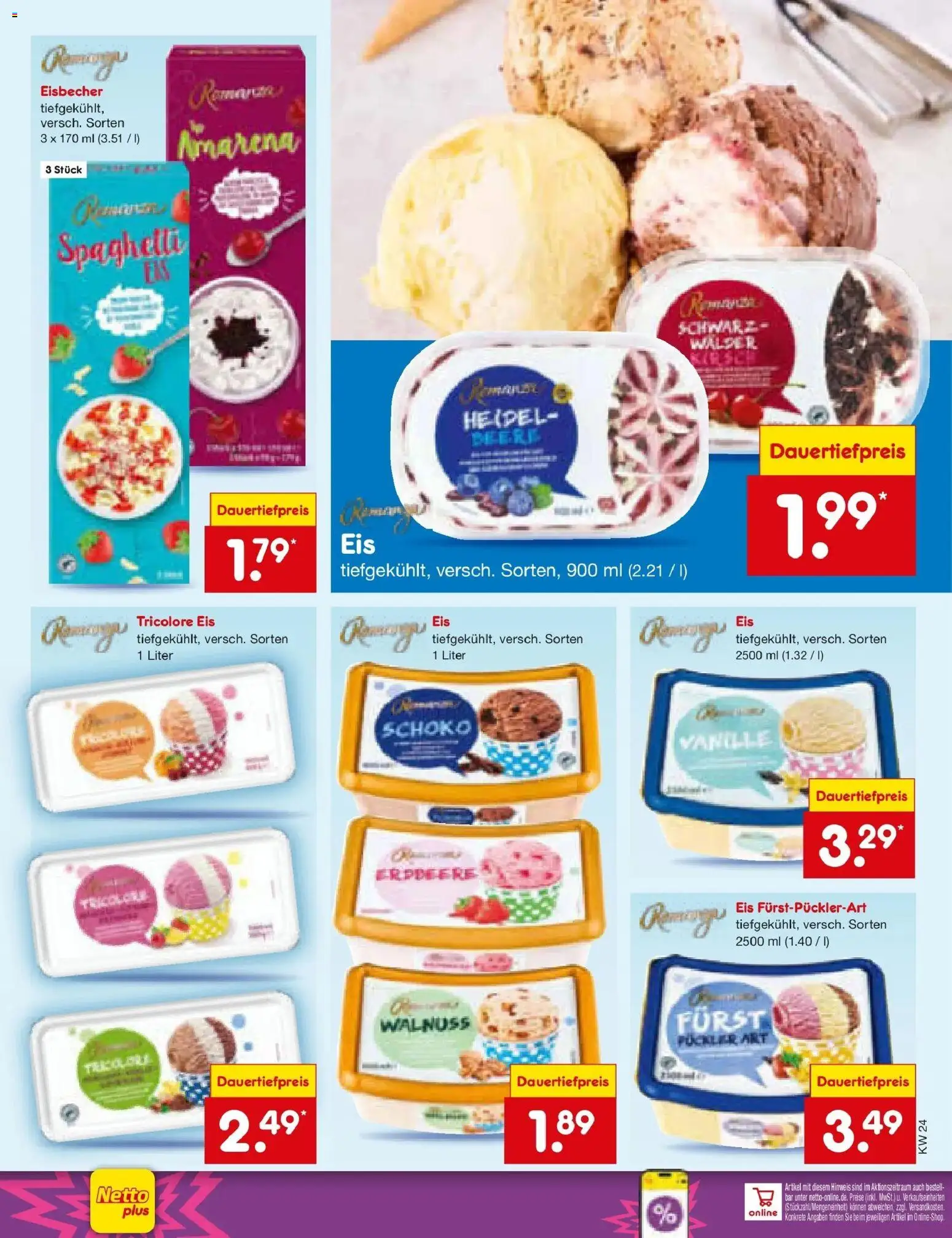 Netto Marken-Discount Prospekt Kremmen – gültig ab 08.06.2026 | Seite: 18 | Produkte: Eis