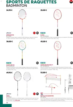 Sport 2000 - Prévisualisation de Sport 2000 Brochure 2026/2027 valide à partir de 01/01/2026 | Page: 114 | Produits: Poids, Raquette de badminton