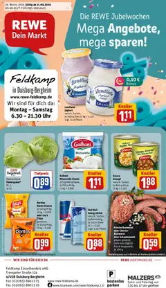 Rewe Prospekt Duisburg / Bergheim ab 21.09.2026 gültig