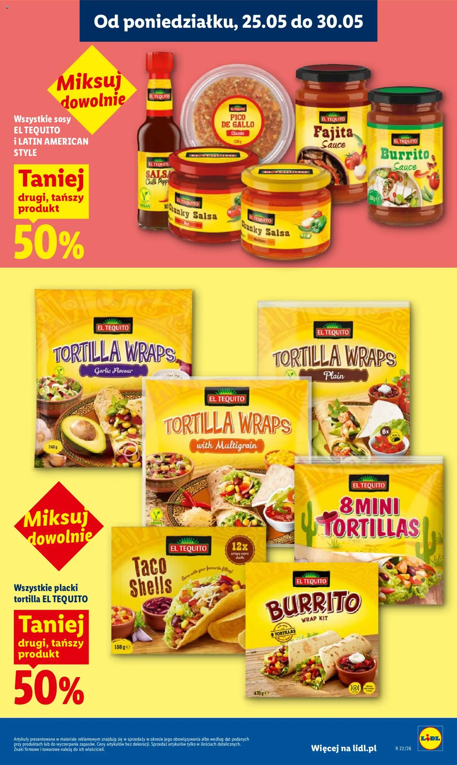 Lidl gazetka od 25.05.2026 | Strona: 57 | Produkty: Tortilla