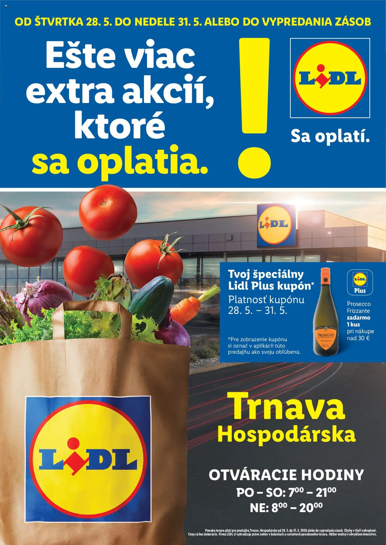 Nové Lidl akcie – leták je platný od 28.05.2026 | Strana: 1 | Produkty: Hodiny, Prosecco