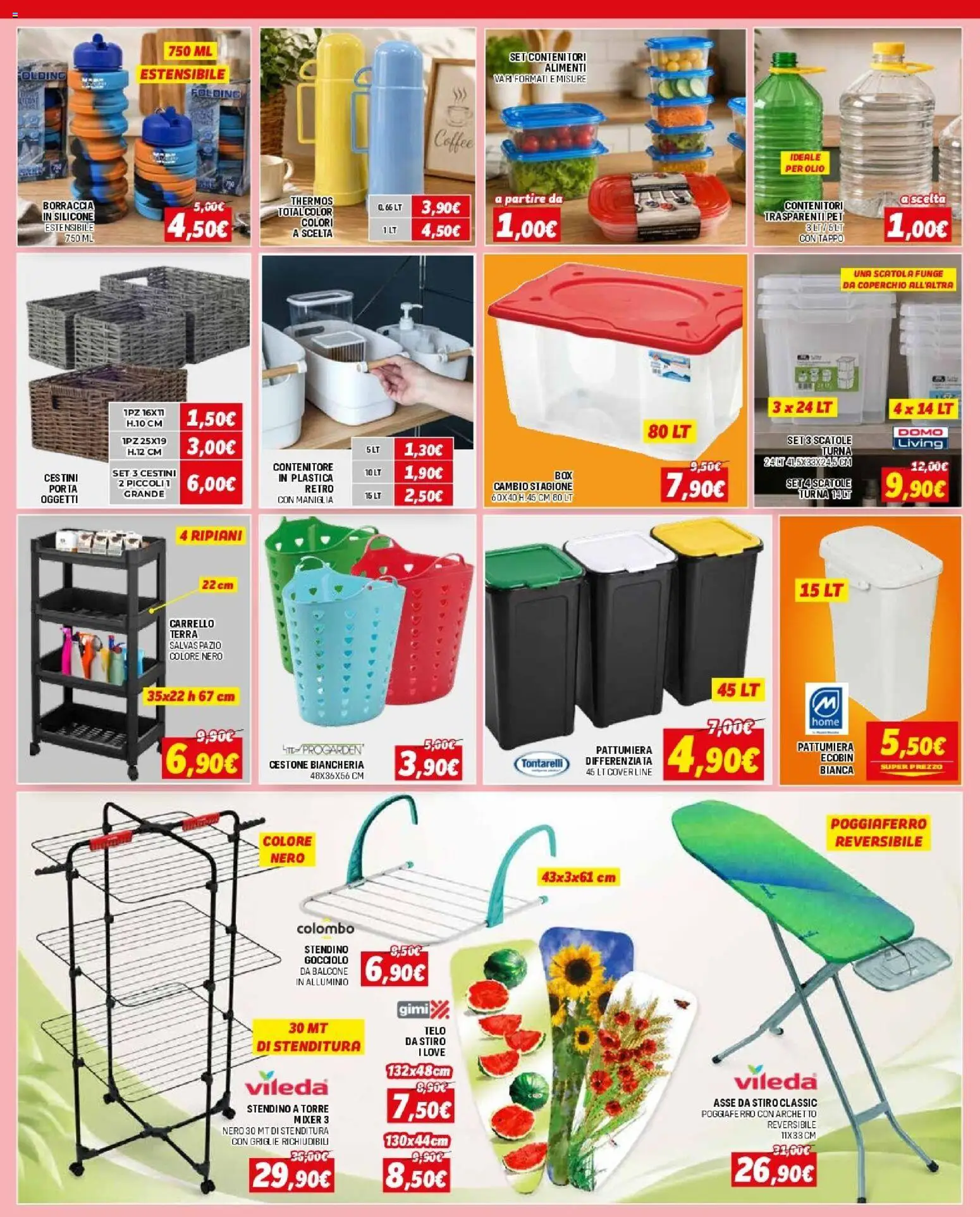 Volantino Orizzonte del 10/09/2026 | Pagina: 9 | Prodotti: Olio, Carrello, Pattumiera, Silicone