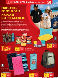Spar katalog akcije – veljaven od 17.06.2026 | Stran: 40 | Izdelki: Brisača, Vzglavnik, Cips, Smetana