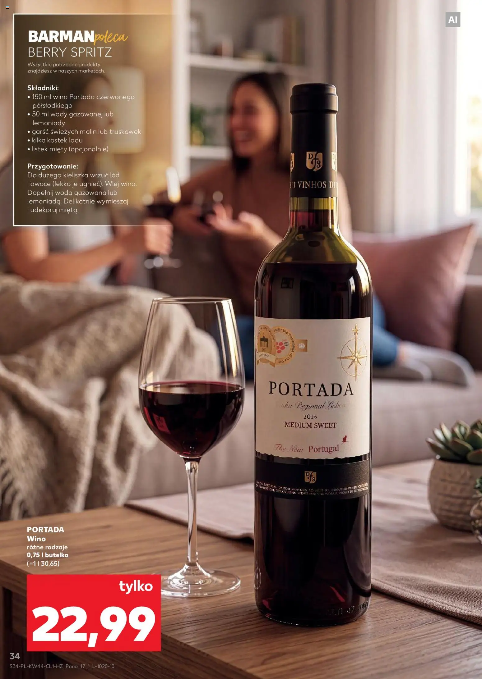 Kaufland Polsko leták - Barek od 29.10.2026 | Strana: 34 | Produkty: Síť, Spritz