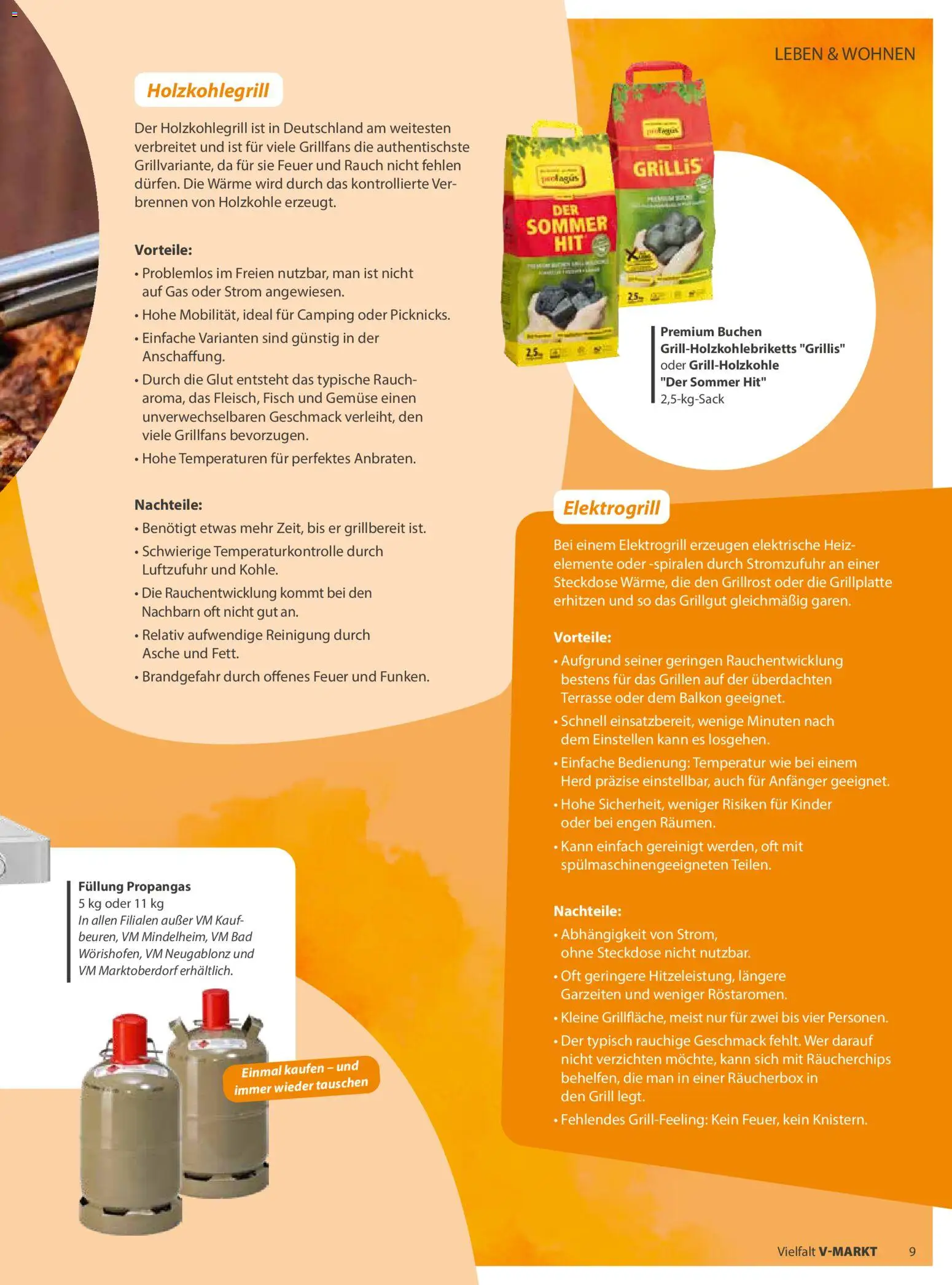 V-Markt Vielfalt Mai / Juni – gültig ab 01.05.2026 | Seite: 9 | Produkte: Grill, Steckdose, Bad, Fisch