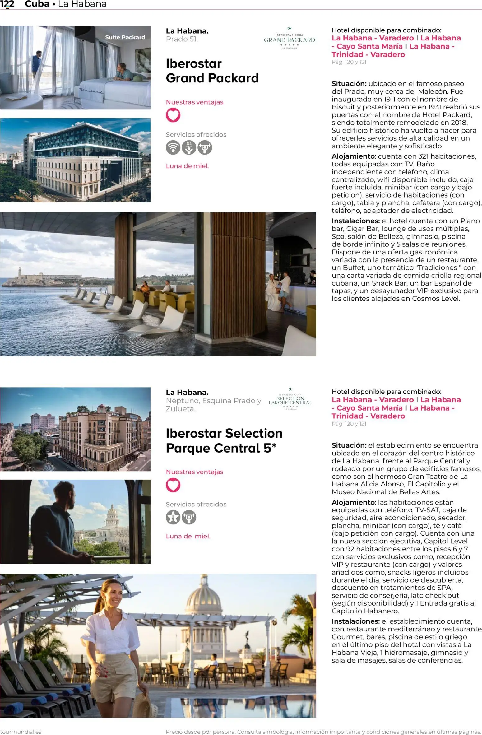 Viajes El Corte Inglés Norteamérica y Caribe │ válido desde el 01/01/2026 | Página: 122 | Productos: Café, Salón, Piscina, Puertas