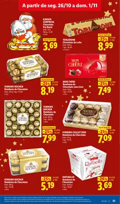 Pré-visualização MON CHÉRI Bombons de Chocolate com Licor, Emb. 315 g válido de 26/10/2026 | Página: 23