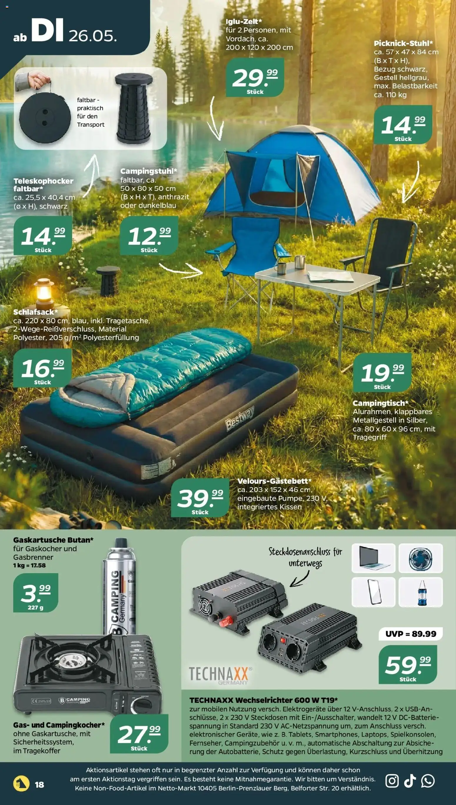 Netto - Netto APS : Wochenangebote ab 24.05.2026 → Angebote nächste Woche | Seite: 20 | Produkte: Kissen