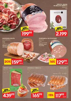 Mercator katalog - pregled Mercator kataloga - važi od 14.09.2026 | Strana: 14 | Proizvode: Pršut, Mortadela, Šunka, Kobasica