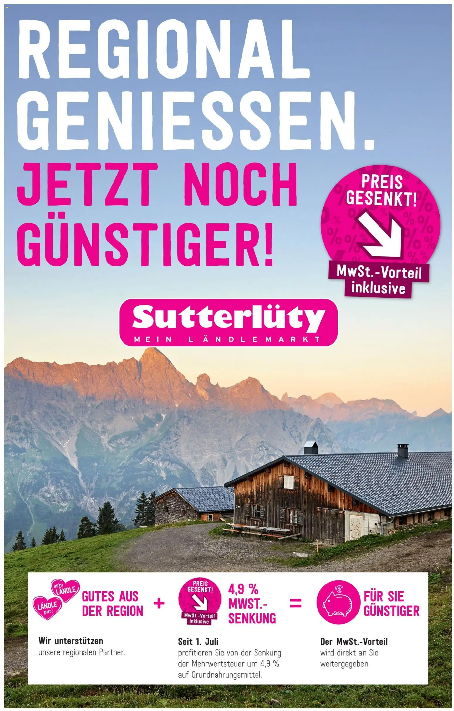 Sutterlüty Flugblatt gültig ab 02.07.2026 | Seite: 1