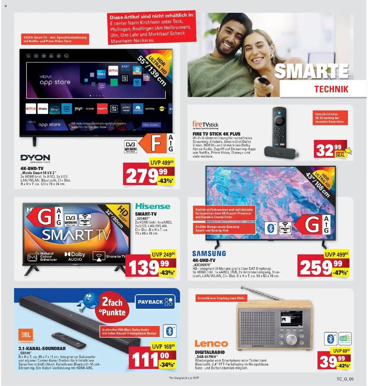 Marktkauf Prospekt Weil Am Rhein	 – gültig ab 27.04.2026 | Seite: 37 | Produkte: Smart TV, Smartphone, Tablet, Video