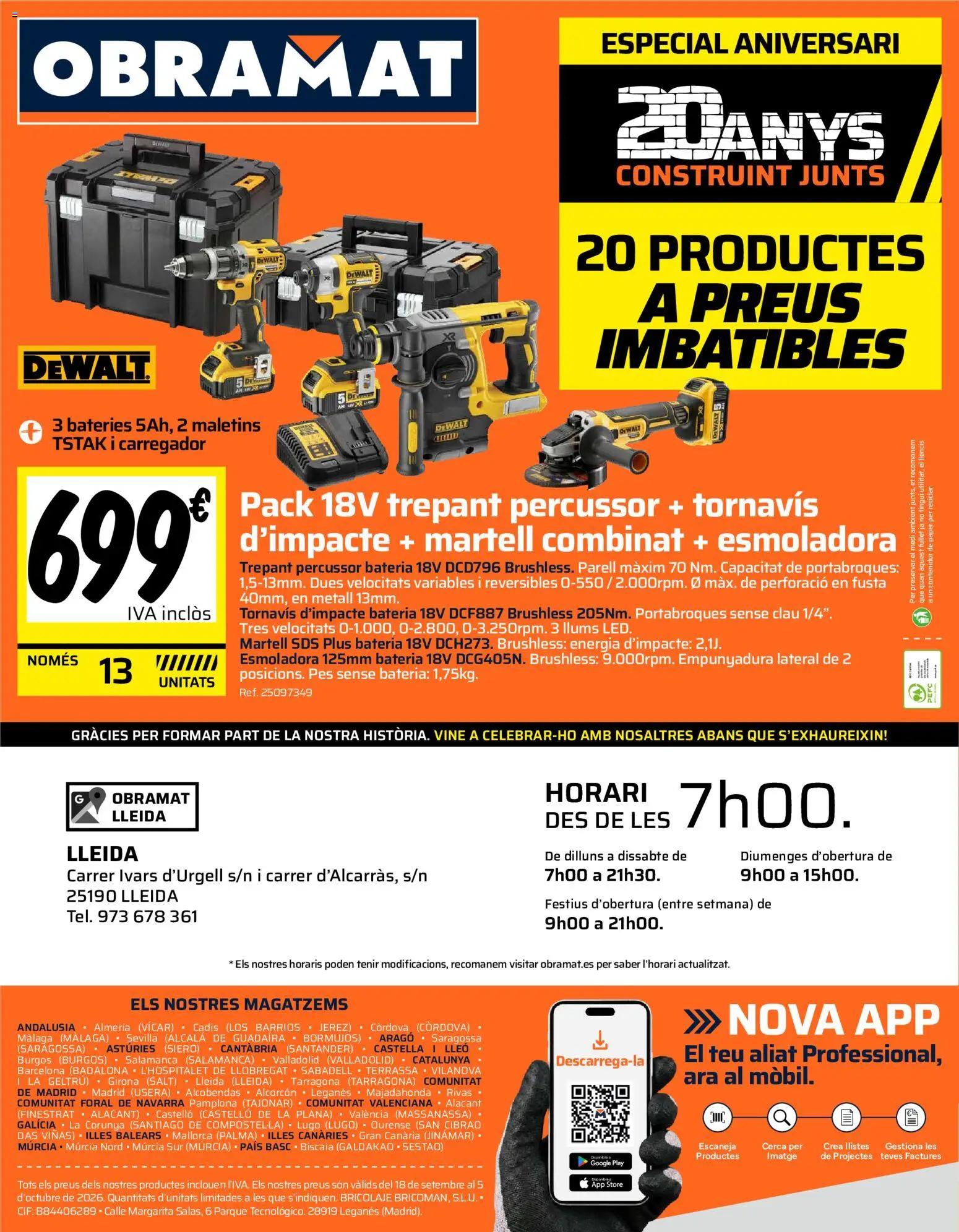 Obramat - Lleida │ válido desde el 18/09/2026 | Página: 8 | Productos: Batería