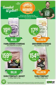 Forhåndsvisning av Kiwi kundeavis gyldig fra 28/09/2026 | Side: 10 | Produkter: Ytrefilet, Grovbrød, Brød, Kiwi