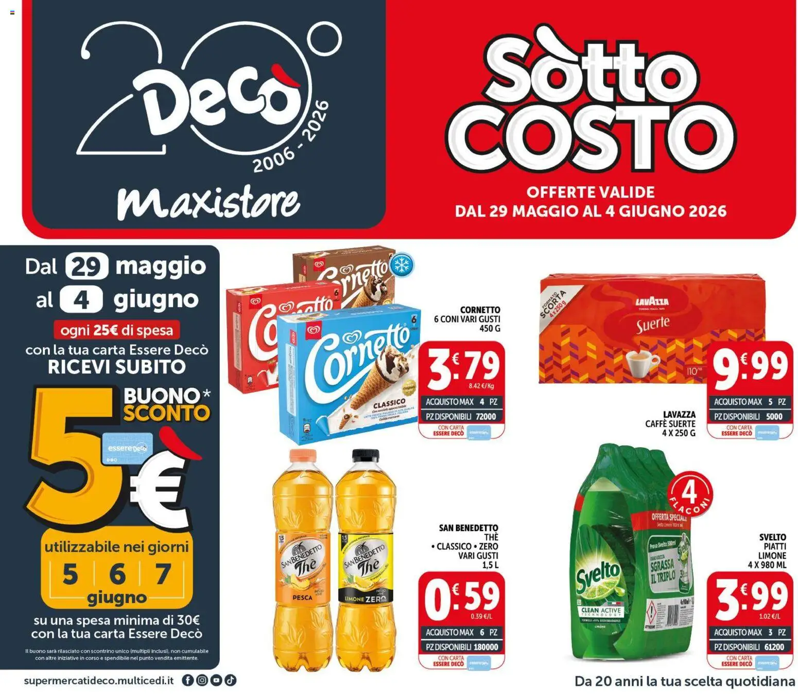 Volantino Decò del 29.05.2026 | Pagina: 1