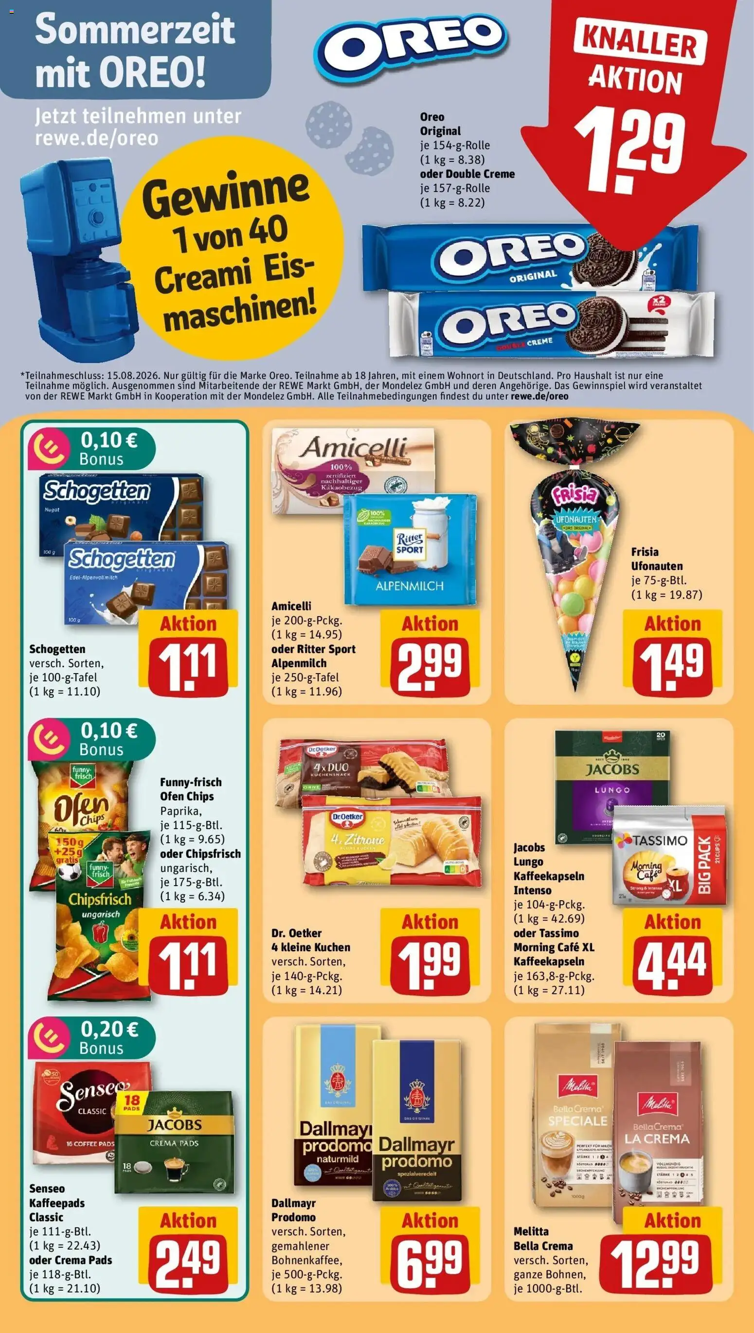 Rewe Prospekt Nürnberg / Maxfeld – gültig ab 05.07.2026 | Seite: 21 | Produkte: Melitta, Senseo, Zitrone, Senseo kaffeepads