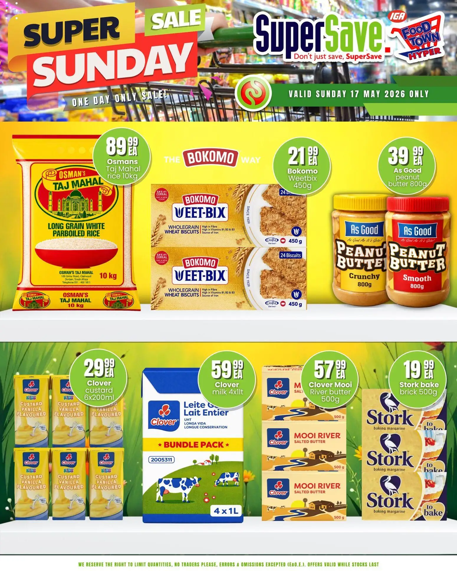 New Super Save catalogue – valid from 17.05.2026 | Page: 2 | Products: Vitamins, Milk, Biscuits, Margarine