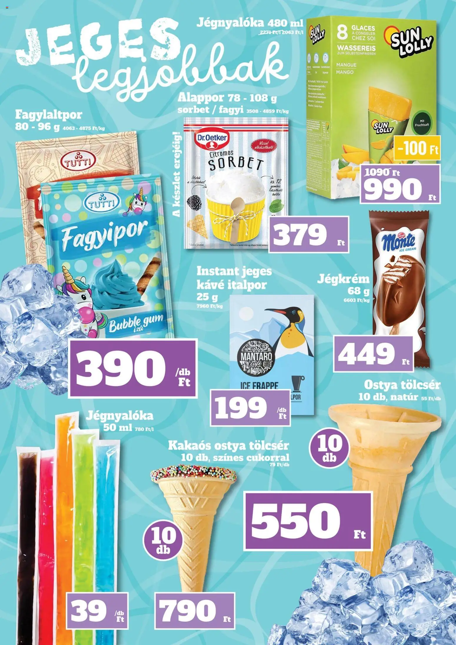 Family Diszkont akciós ujság - amely érvényes a következő dátumtól: 04.06.2026 | Oldal: 3 | Termékek: Fagyi, Jégkrém, Italpor, Mangó