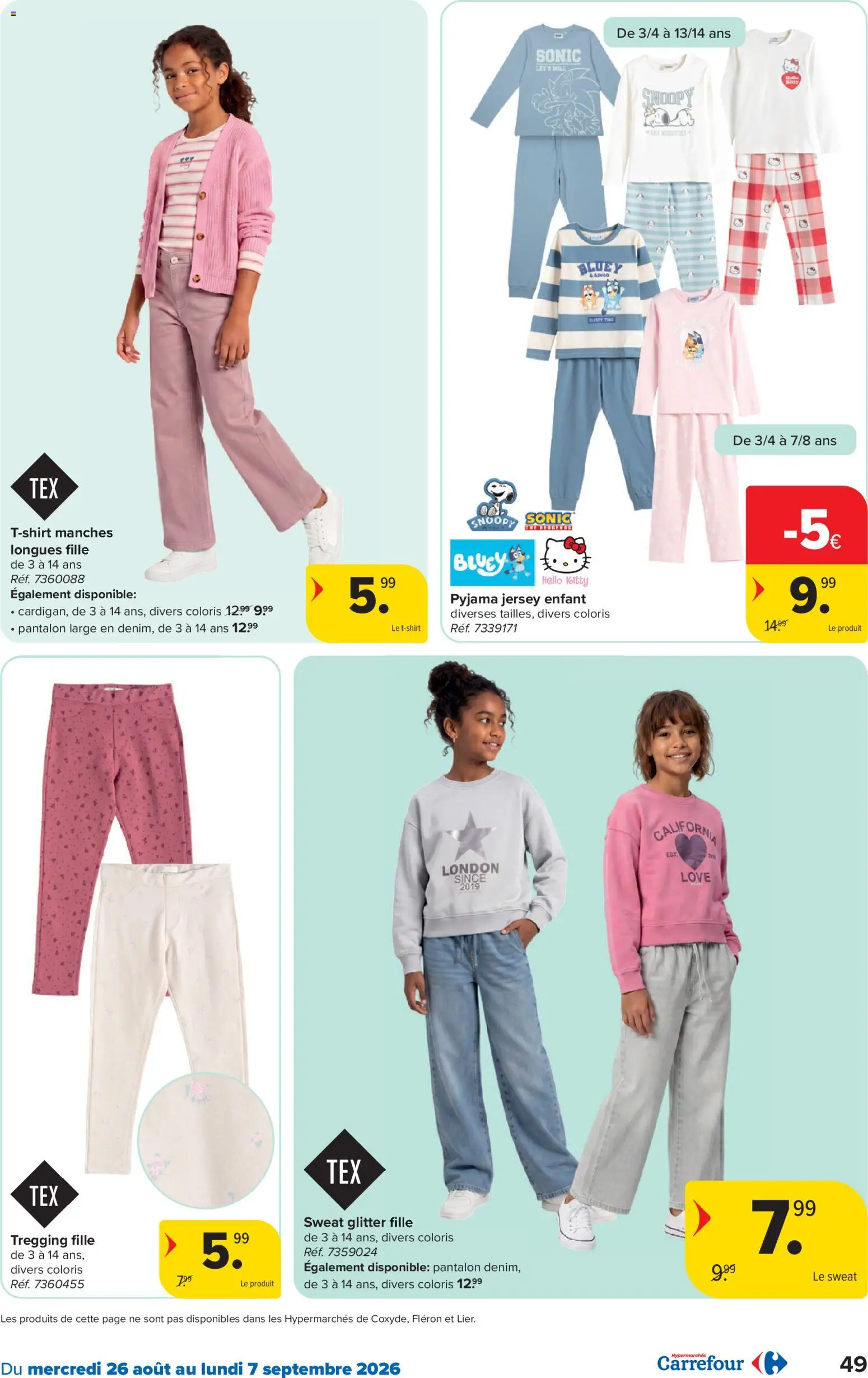 {H1} | Pagina: 49 | Producten: Leggings, Sweatshirt, Pyjama