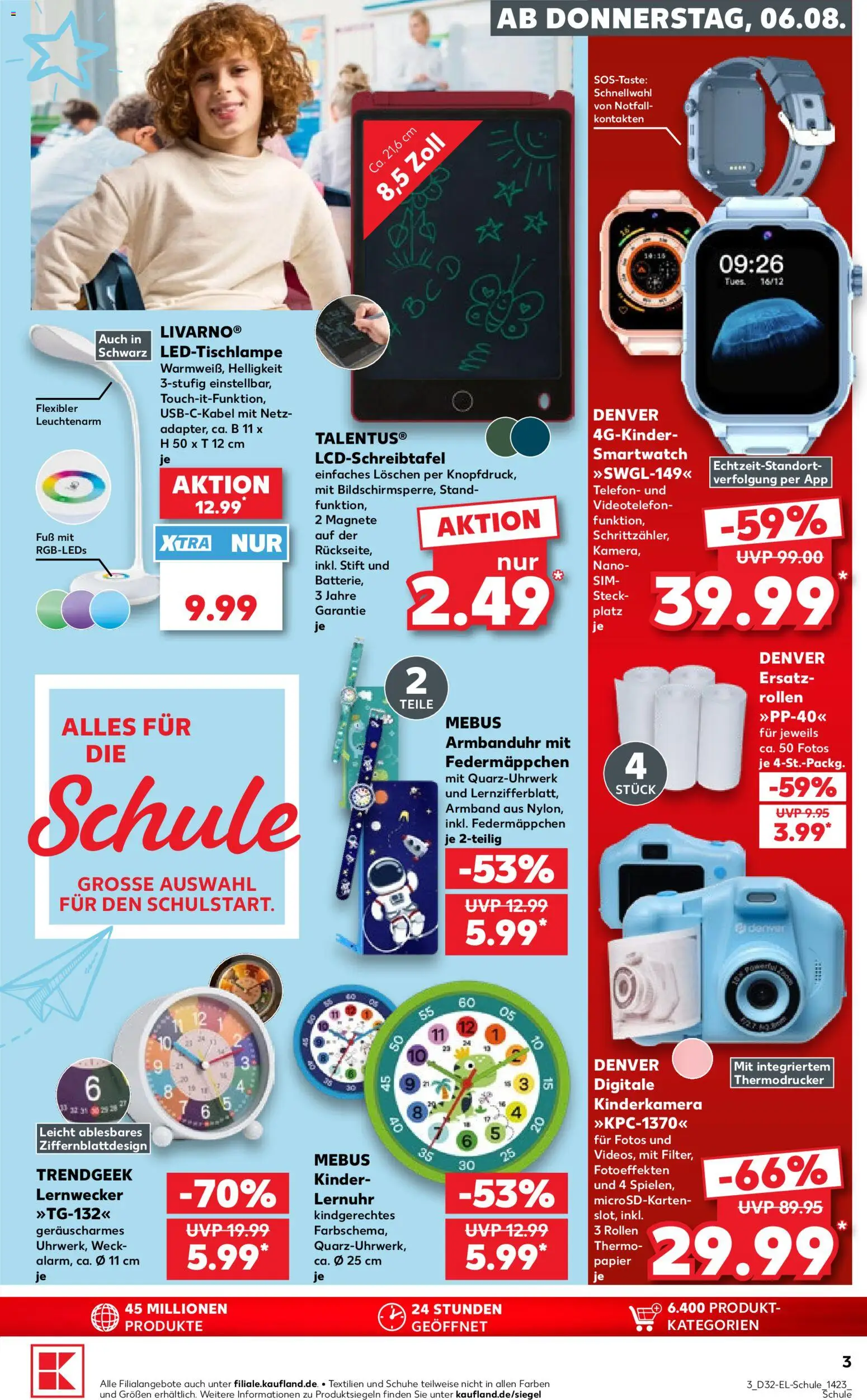 Kaufland Prospekt Bremen – gültig ab 06.08.2026 | Seite: 3 | Produkte: Smartwatch, Telefon