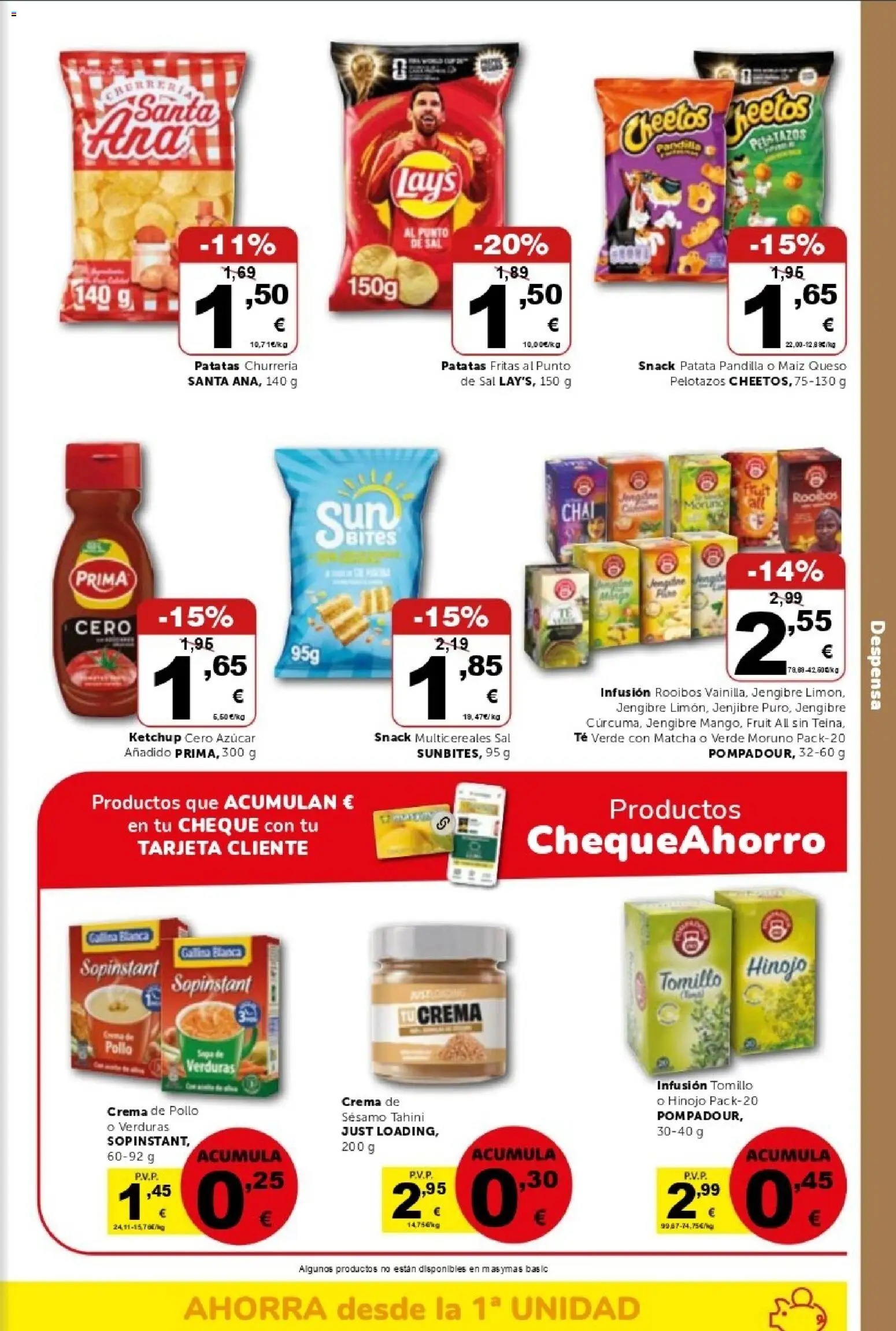 Masymas folleto │ válido desde el 17/07/2026 | Página: 13 | Productos: Queso, Crema, Té, Tahini