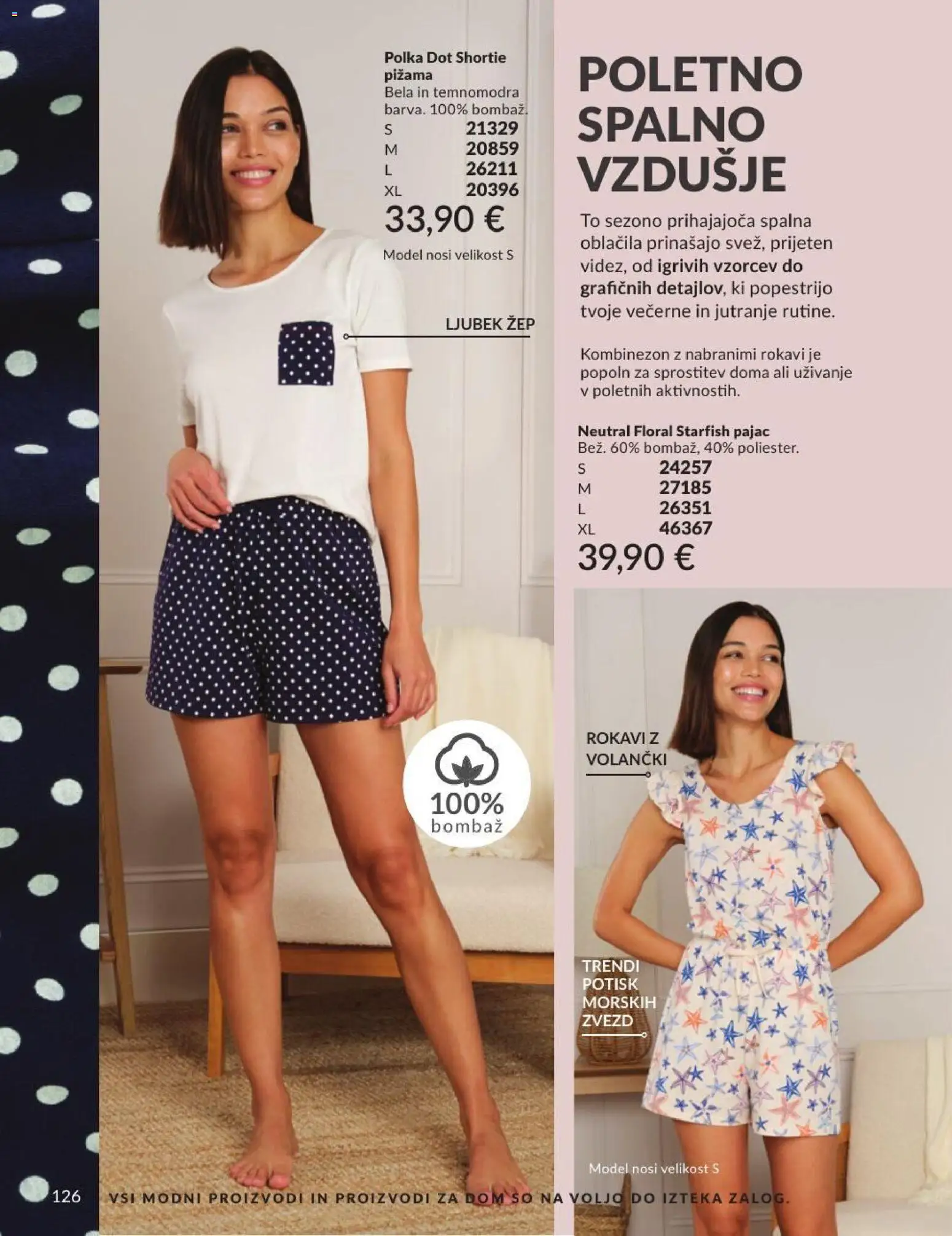 Novi Avon katalog ponudbe – veljaven od 30.06.2026 | Stran: 126 | Izdelki: Pižama, Oblacila, Kombinezon