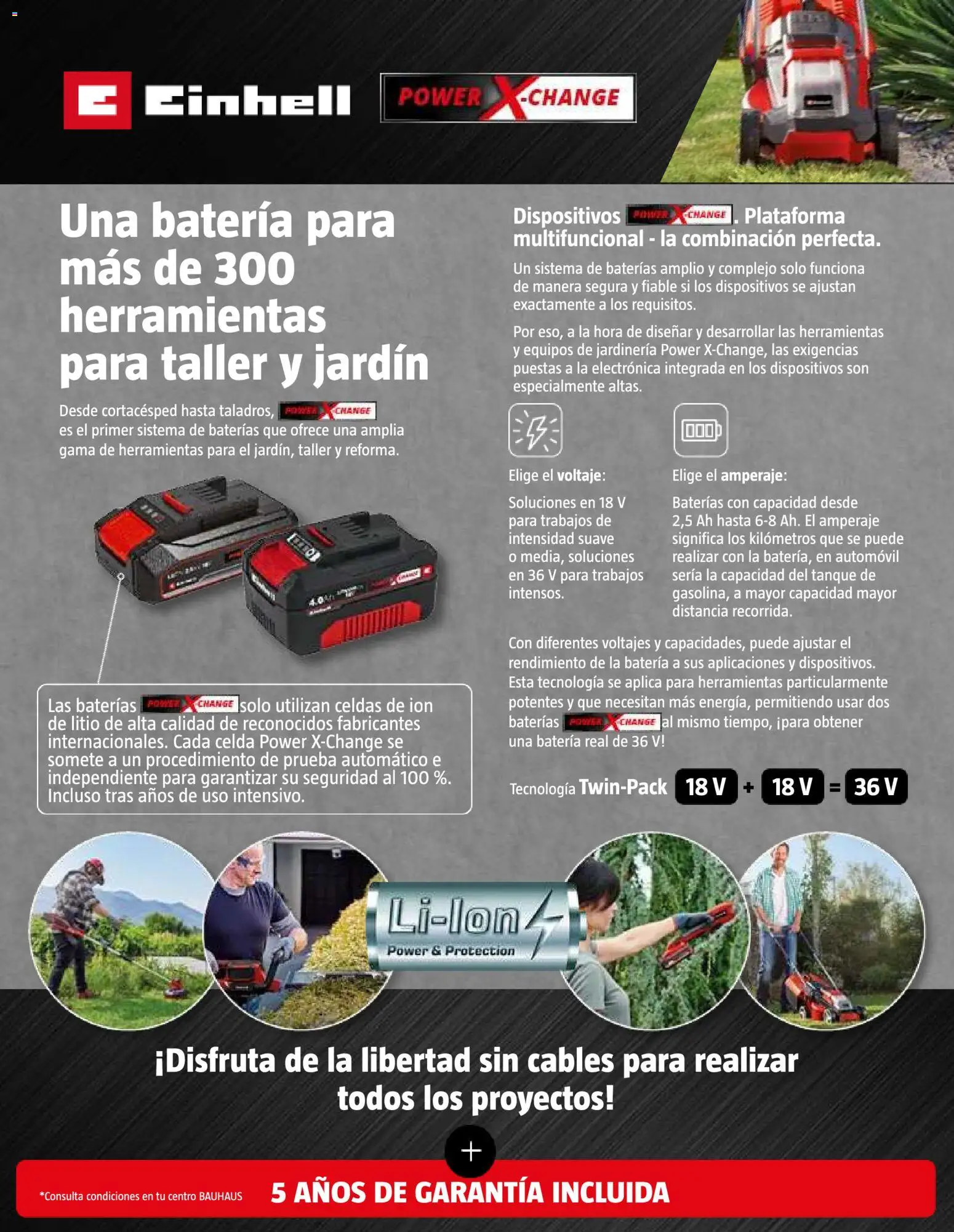 Bauhaus Jardín │ válido desde el 16.03.2026 | Página: 4 | Productos: Απολυμαντικό, Batería