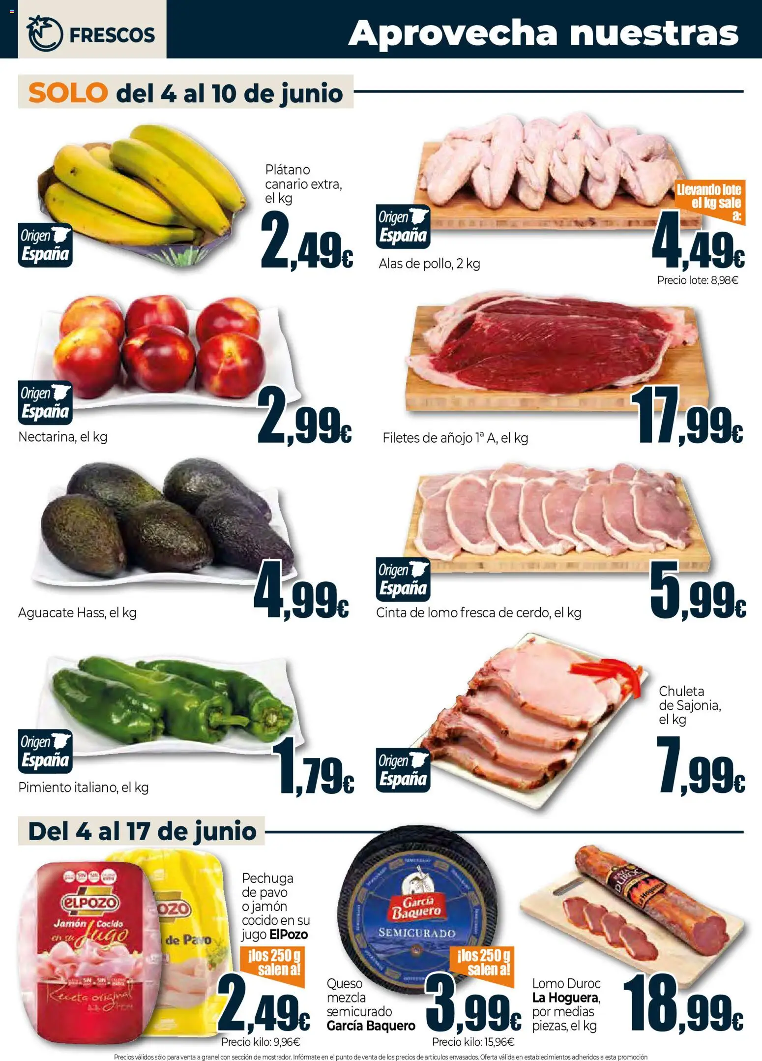 Unide folleto │ válido desde el 04.06.2026 | Página: 2 | Productos: Medias, Jamón, Jugo, Κάδος απορρυμάτων