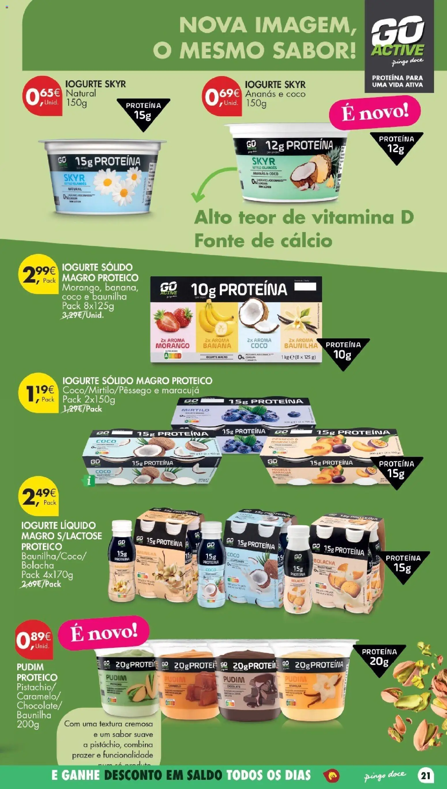 Pingo Doce Poupe Esta Semana Madeira │ válido de 30/06/2026 | Página: 21 | Produtos: Banana, Pudim, Cálcio, Chocolate