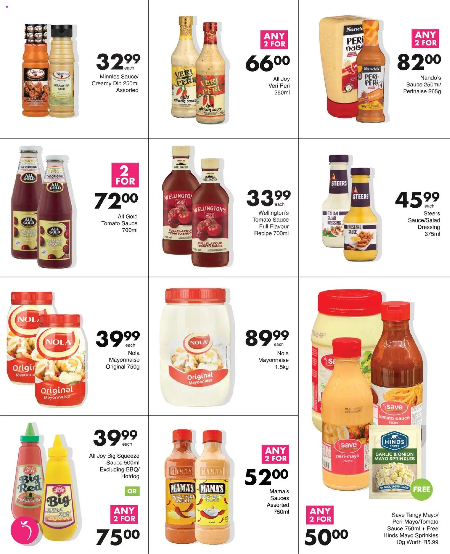 New Save catalogue – valid from 27/08/2026 | Page: 24 | Products: Tomato sauce, Spices, Mayonnaise, Onion